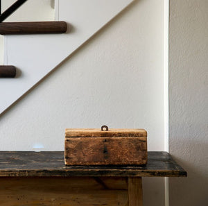 
                  
                    Vintage Primitive Wood Box
                  
                