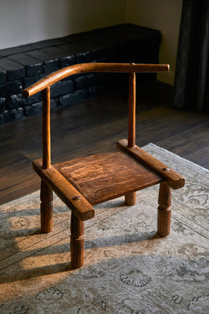 
                  
                    Vintage African Wood Carved Chair
                  
                