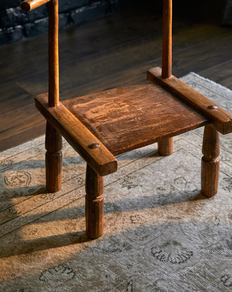 
                  
                    Vintage African Wood Carved Chair
                  
                