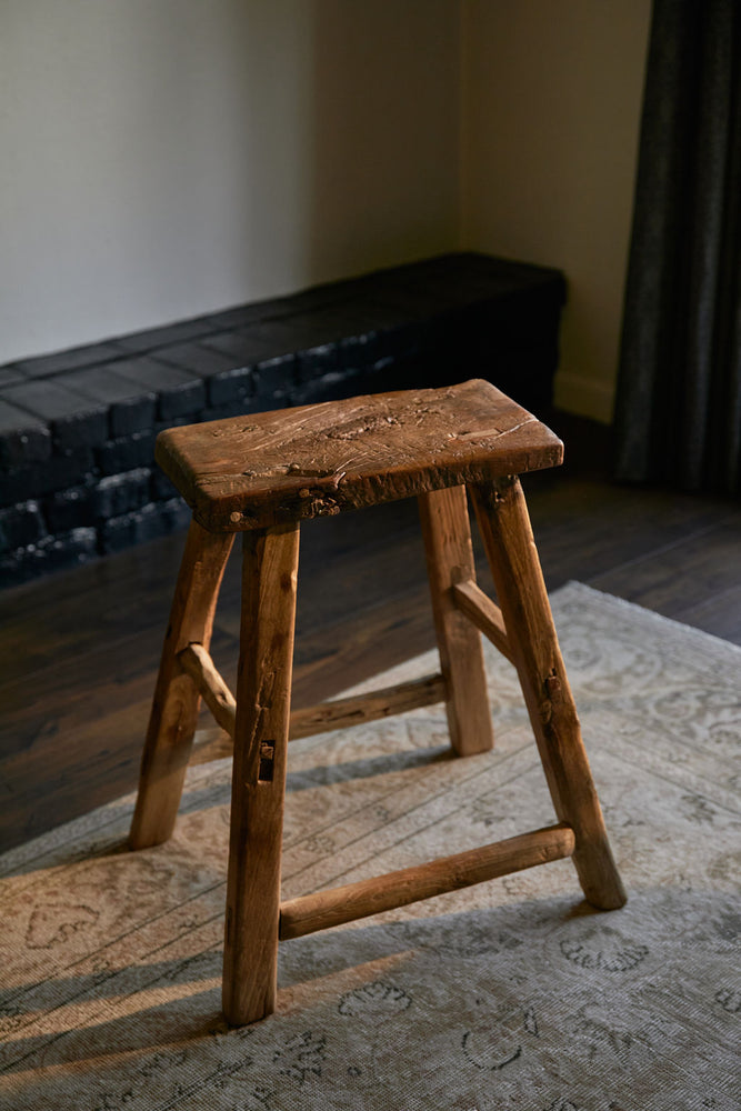 
                  
                    Vintage Wood Stool
                  
                