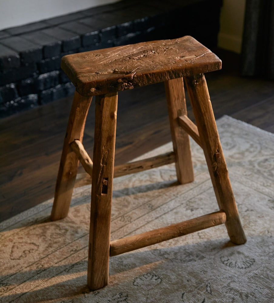 Vintage Wood Stool