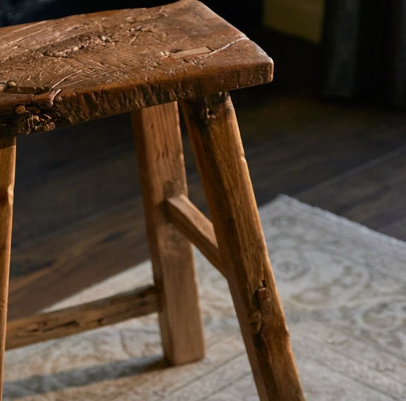 
                  
                    Vintage Wood Stool
                  
                