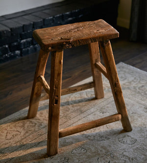 
                  
                    Vintage Wood Stool
                  
                