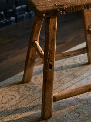 
                  
                    Vintage Wood Stool
                  
                