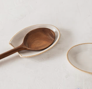 
                  
                    Stoneware Spoon Rest | Ivory
                  
                