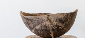 
                  
                    Vintage African Hand-Carved Wood Bowl
                  
                