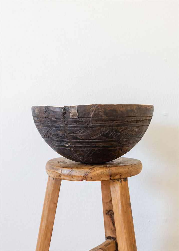 
                  
                    Vintage Wooden Bowl I
                  
                