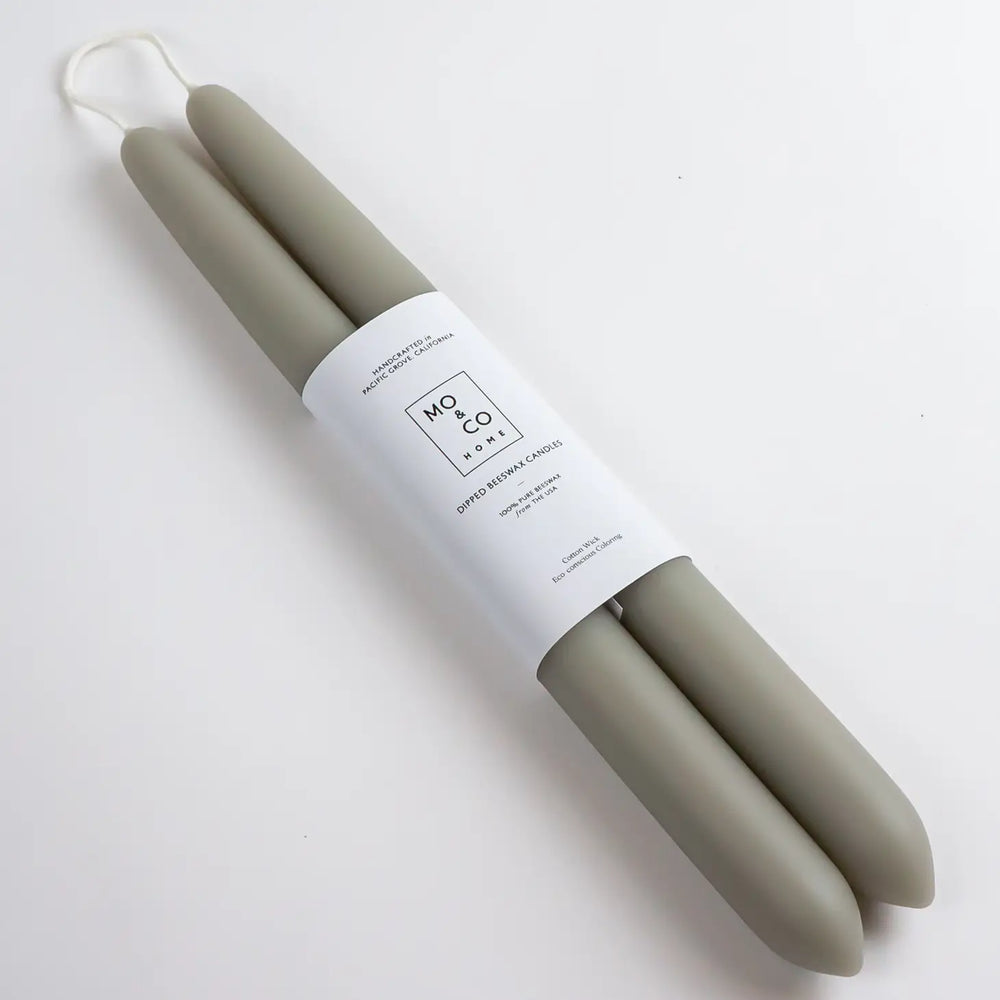 
                  
                    Beeswax Dipped Candles | Sage 10"
                  
                