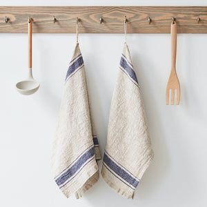 
                  
                    Linen Kitchen Towel | Blue Stripe Vintage
                  
                