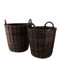 
                  
                    Willow Round Baskets - Set of 2
                  
                