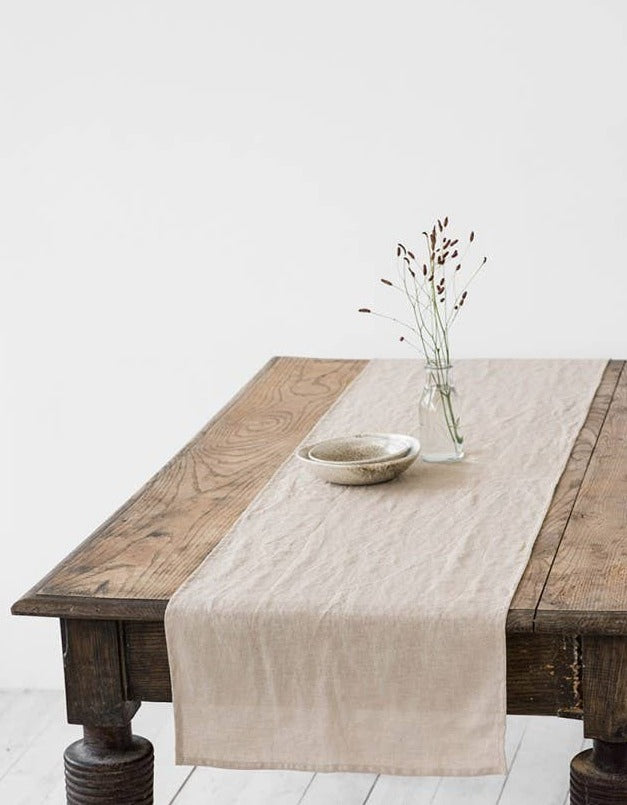 Linen Table Runner | Natural